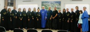 Membros da Seccional Agrolândia, autoridades e representantes de outras Seccionais.